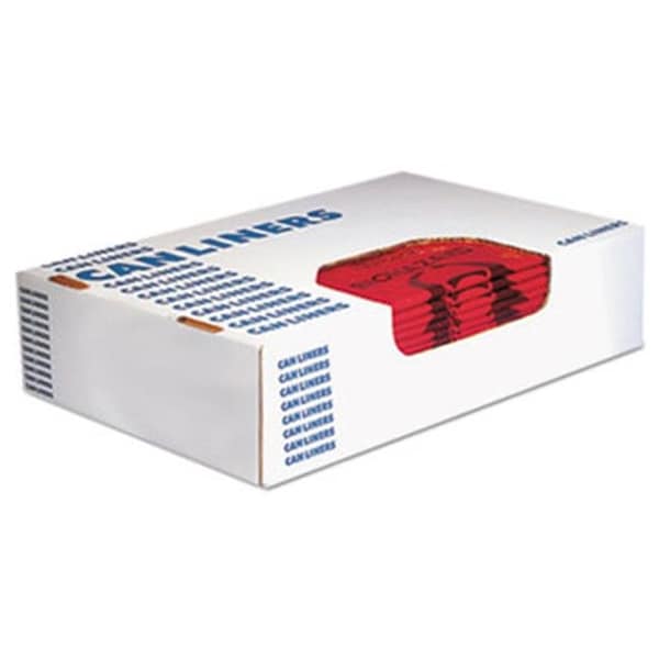Her HER A4823PR 23 x 24 in. Healthcare Biohazard Printed Can Liners; 8-10 gal; 1.3 mm Red A4823PR - main